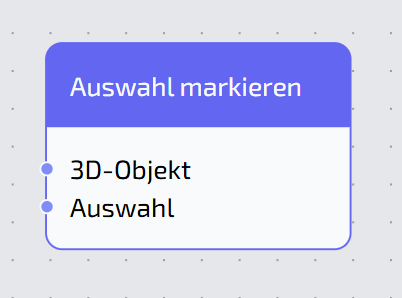 Auswahl markieren Node