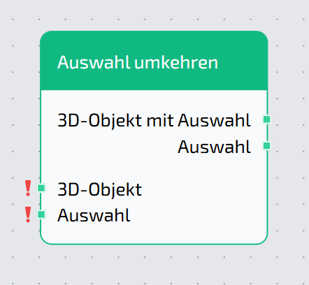 Auswahl umkehren Node