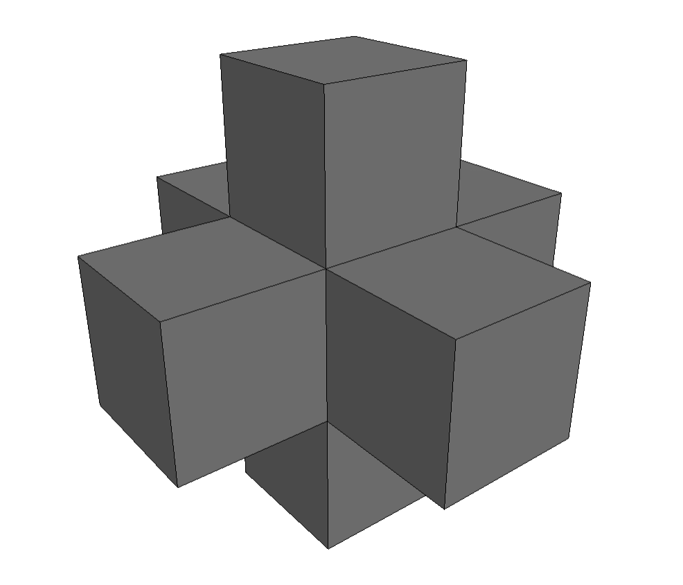 Beispiel-Verwendung von Extrusion mit individuellem Modus